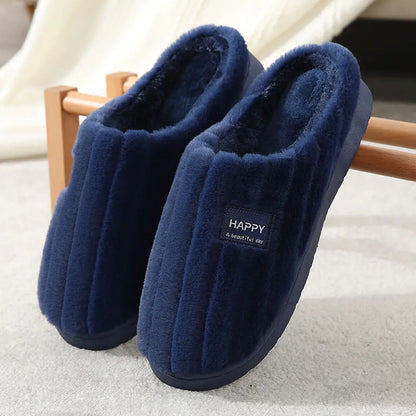 Stylish Rabbit Fur Home Slippers