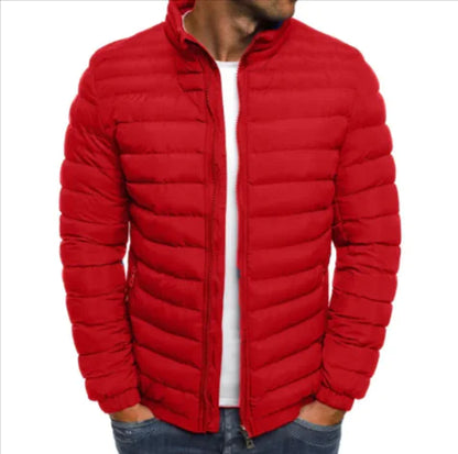 Men's Coldproof Cotton Padded Jacket – Outdoor Zipper Coat